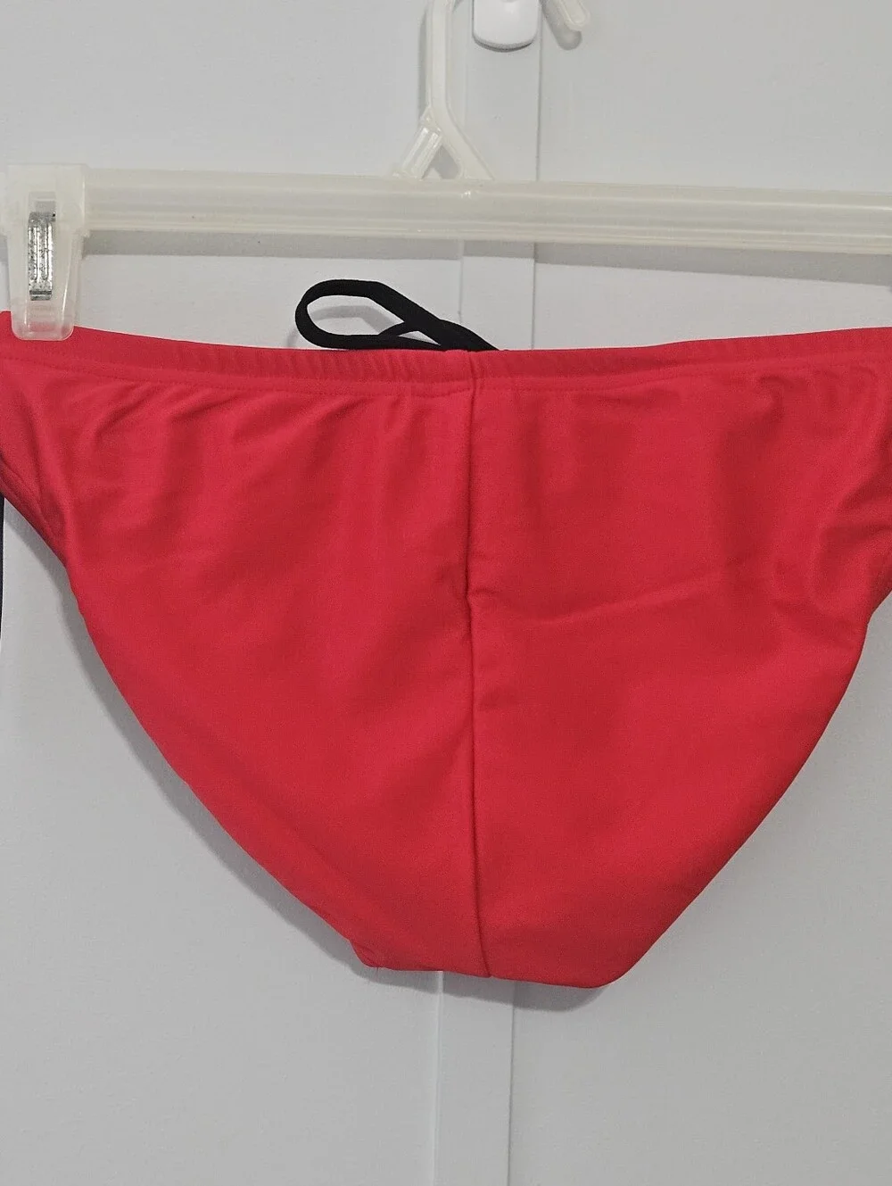 Speedo PowerFlex Eco Size 34 Red Boys Mens Swim Trunks with Elastic Drawstring